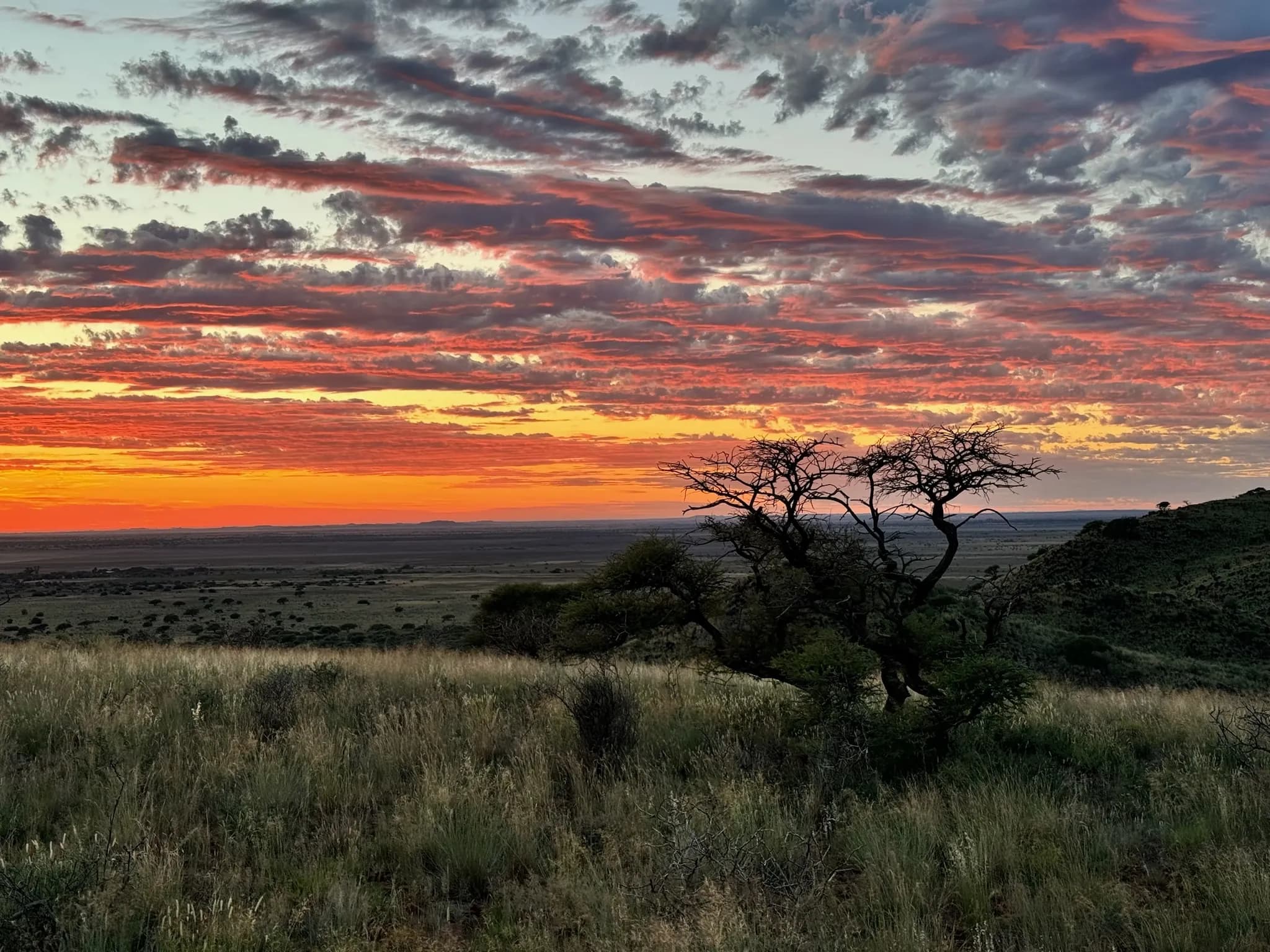 Sundown over the Karoo
